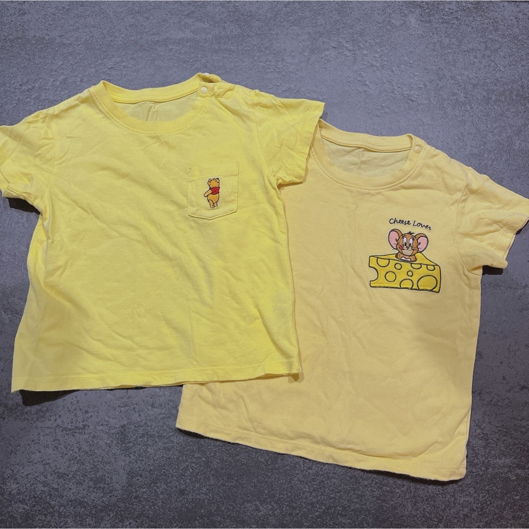 UNIQLO(ユニクロ)の半袖 Tシャツ 4枚セット 90サイズ まとめ売り キッズ/ベビー/マタニティのキッズ服男の子用(90cm~)(Tシャツ/カットソー)の商品写真