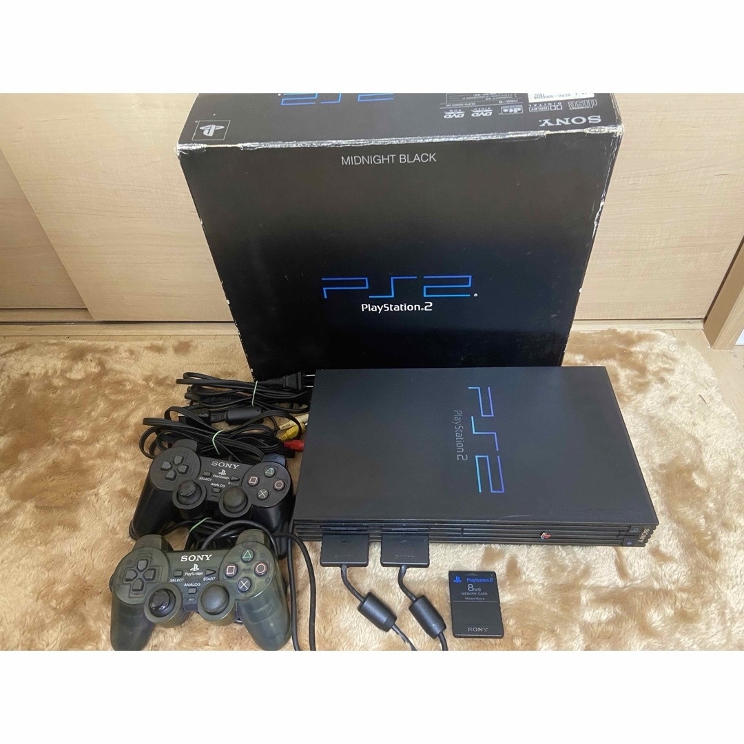 SONY(ソニー)のソニー PlayStation 2 SCPH-50000 すぐ遊べるセット エンタメ/ホビーのゲームソフト/ゲーム機本体(家庭用ゲーム機本体)の商品写真