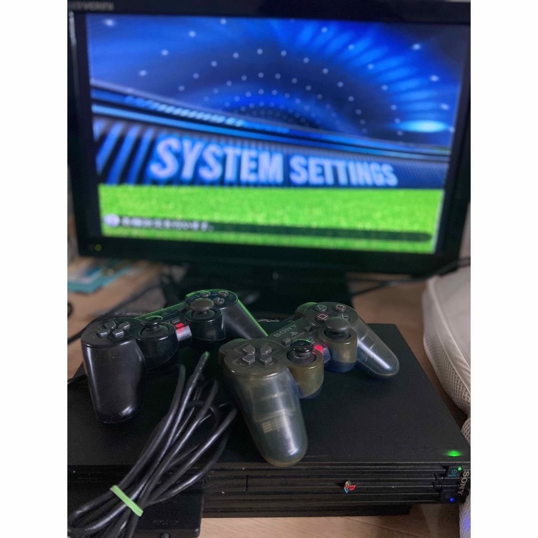 SONY(ソニー)のソニー PlayStation 2 SCPH-50000 すぐ遊べるセット エンタメ/ホビーのゲームソフト/ゲーム機本体(家庭用ゲーム機本体)の商品写真