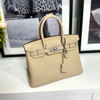 エルメス(Hermes)の美品 HERMES エルメス バーキン30 トゴ トレンチ(ハンドバッグ)