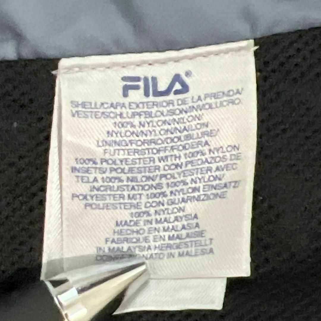 FILA(フィラ)のFILA ナイロンジャケット ウインドブレーカー 裏メッシュ ロゴ刺繍q17 メンズのジャケット/アウター(ナイロンジャケット)の商品写真