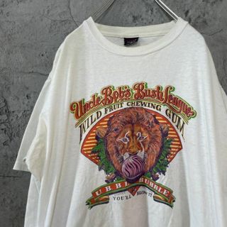 レア 90s WILD FRUIT ライオン USA製 オーバー Tシャツ(Tシャツ/カットソー(半袖/袖なし))