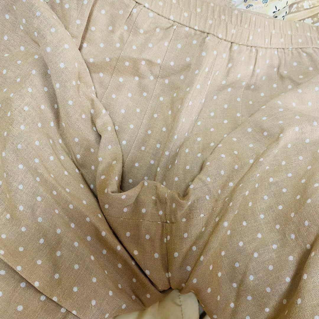 キュロットスカート キュロット レディース ガウチョ 水玉模様 レディースのスカート(その他)の商品写真