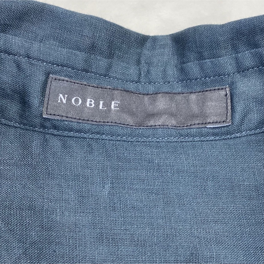 Noble(ノーブル)のNOBLE★美品★ リネンレギュラーシャツ レディースのトップス(シャツ/ブラウス(長袖/七分))の商品写真