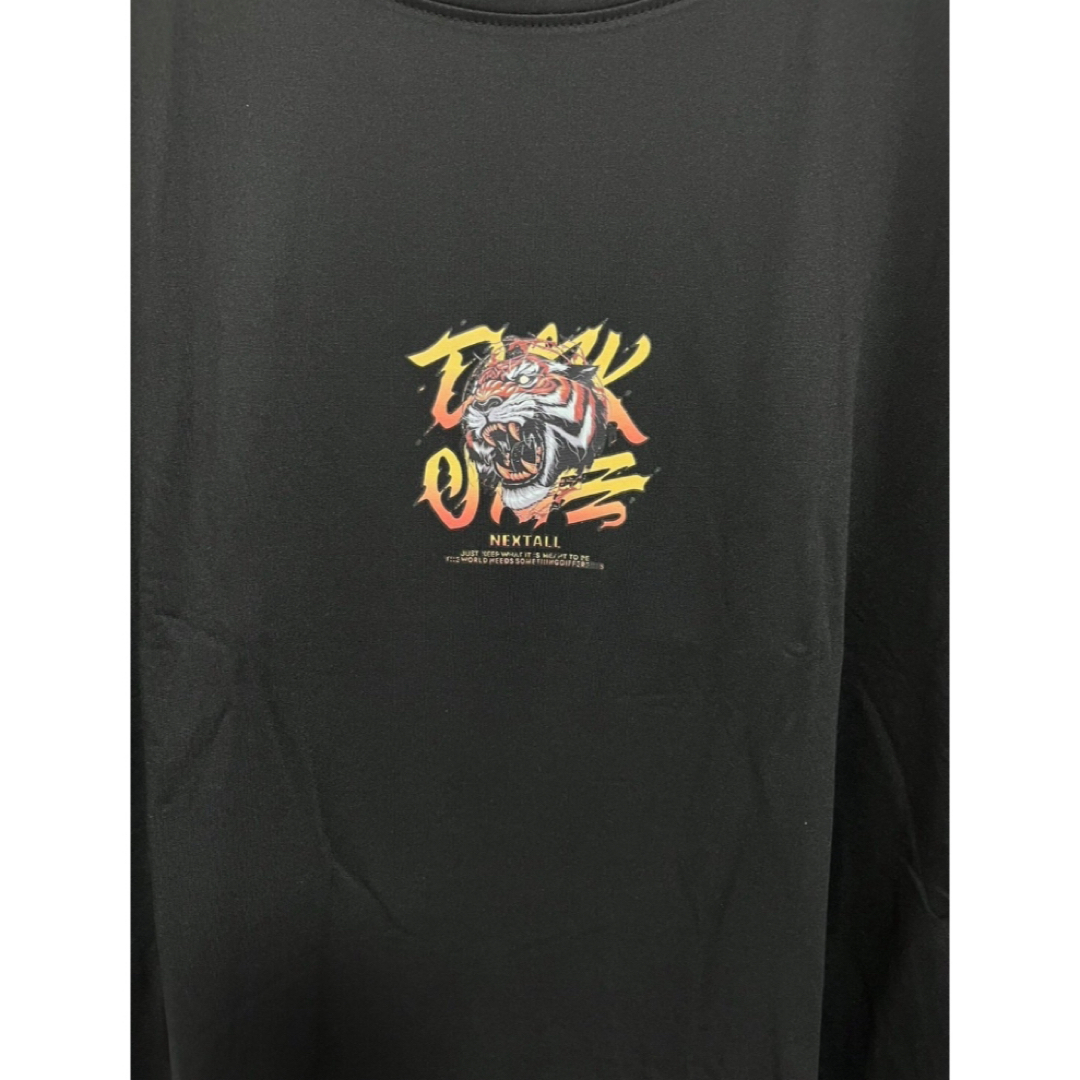Tシャツ 8XL ストリート 虎 タイガー 半袖 ブラック ダンス カジュアル メンズのトップス(Tシャツ/カットソー(半袖/袖なし))の商品写真