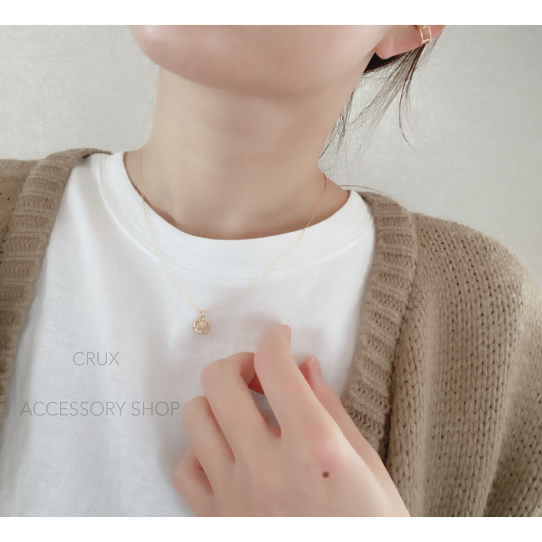 [14kgf]N14  コインネックレス　 レディースのアクセサリー(ネックレス)の商品写真