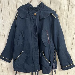 ザラ(ZARA)のZARA SRPLS モッズコート　デザイン　ネイビー　ジャケット　S(モッズコート)