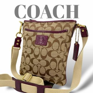 COACH - 美品✨コーチ　シグネチャー　ショルダーバッグ　クロスボディ