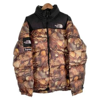 シュプリーム(Supreme)のSUPREME シュプリーム 16AW THE NORTH FACE ノースフェイス Leaves Nuptse Jacket  ヌプシジャケット リーブス ダウン 並行品 Size L(ダウンジャケット)