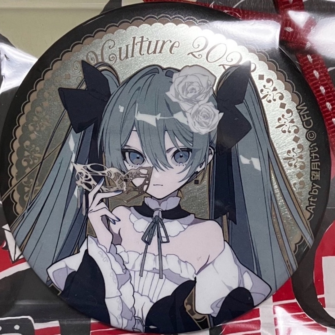 39culture 初音ミク　party 缶バッジ エンタメ/ホビーのアニメグッズ(バッジ/ピンバッジ)の商品写真