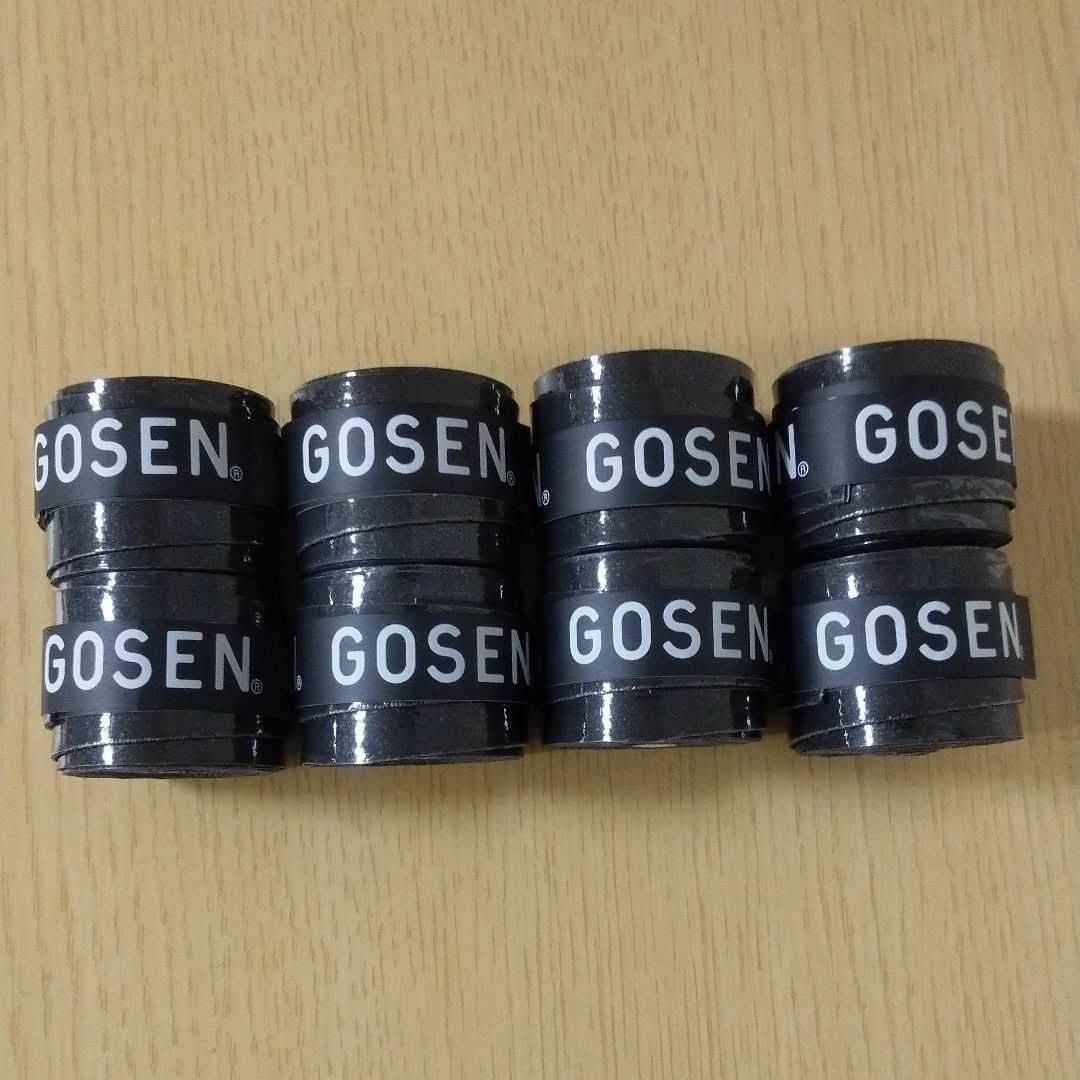 GOSEN(ゴーセン)のGOSEN テニスグリップテープ 黒8個 スポーツ/アウトドアのテニス(その他)の商品写真