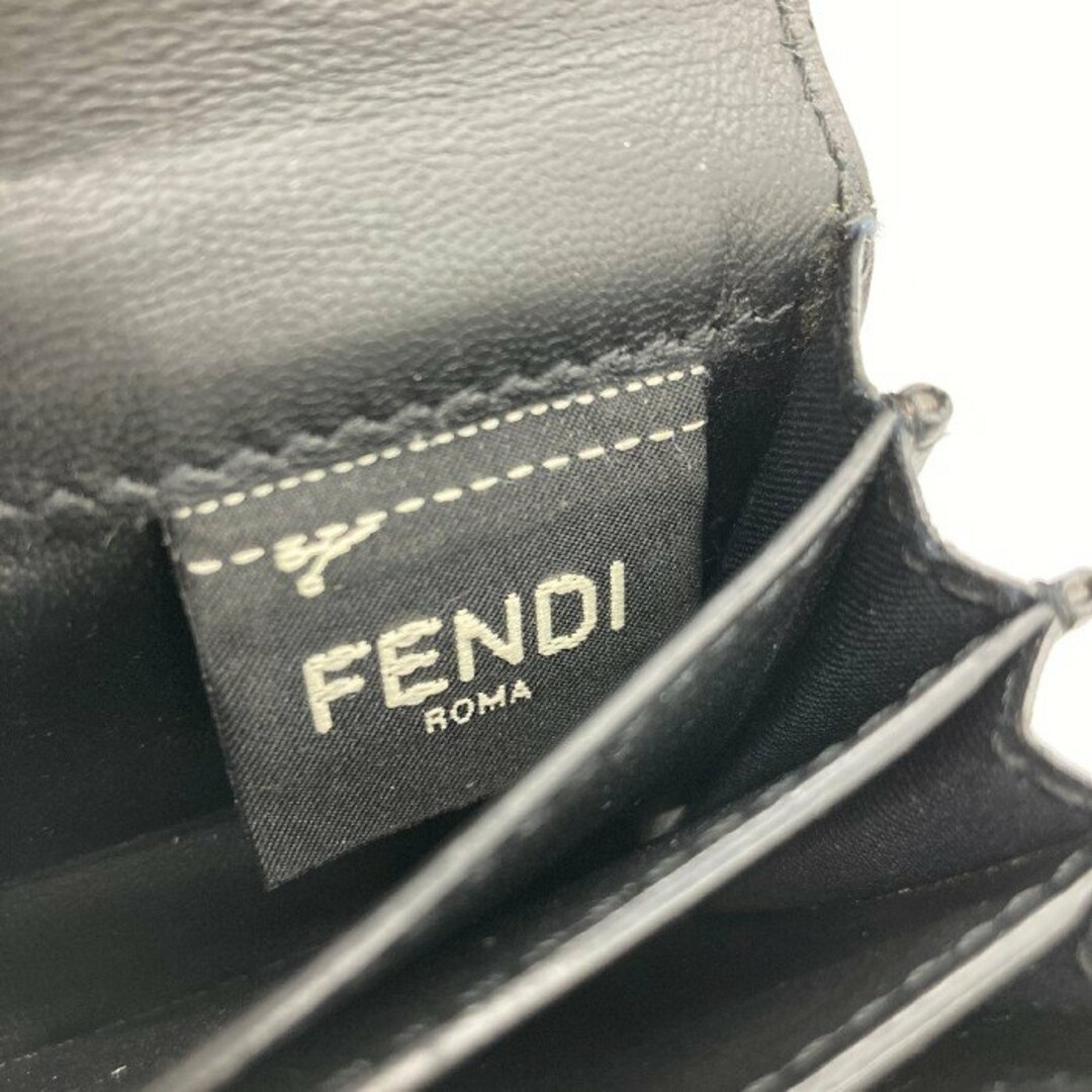 FENDI(フェンディ)の★FENDI フェンディ 二つ折り財布 コインケース カードケース ブラック レディースのファッション小物(財布)の商品写真