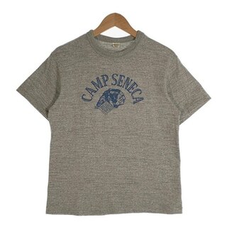 ウエアハウス(WAREHOUSE)のWAREHOUSE ウエアハウス 20SS 4601 CAMP SENECA プリントTシャツ 杢グレー Size M(Tシャツ/カットソー(半袖/袖なし))