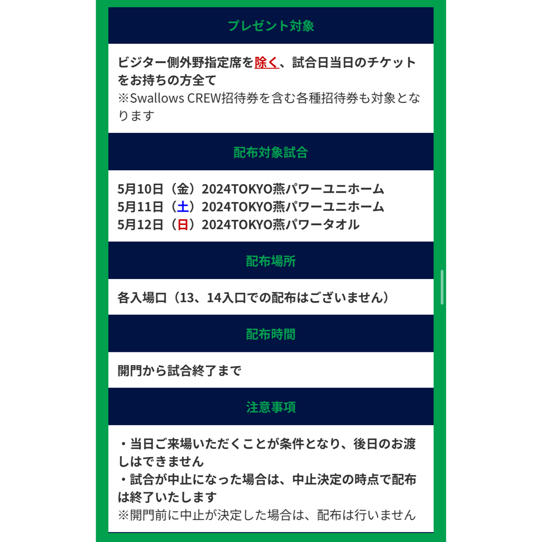 東京ヤクルトスワローズ(トウキョウヤクルトスワローズ)の【非売品・未使用】①2024 燕パワーユニホーム 無地 スポーツ/アウトドアの野球(記念品/関連グッズ)の商品写真