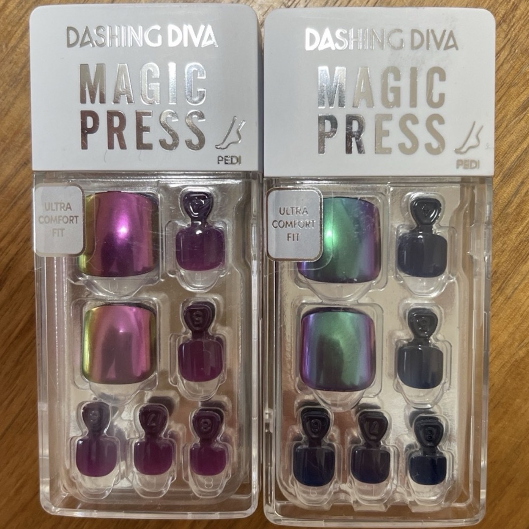 DASHING DIVA(ダッシングディバ)のダッシングディバ　ネイルチップ　付け爪　マジックプレス　フット　ペディキュア　 コスメ/美容のネイル(つけ爪/ネイルチップ)の商品写真