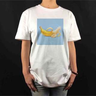 新品 セクシー エロ バナナ モザイク 下ネタ おもしろ フルーツ Tシャツ(Tシャツ/カットソー(半袖/袖なし))