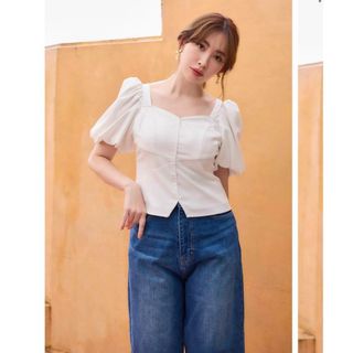 herlipto Bloom Panel Top White S