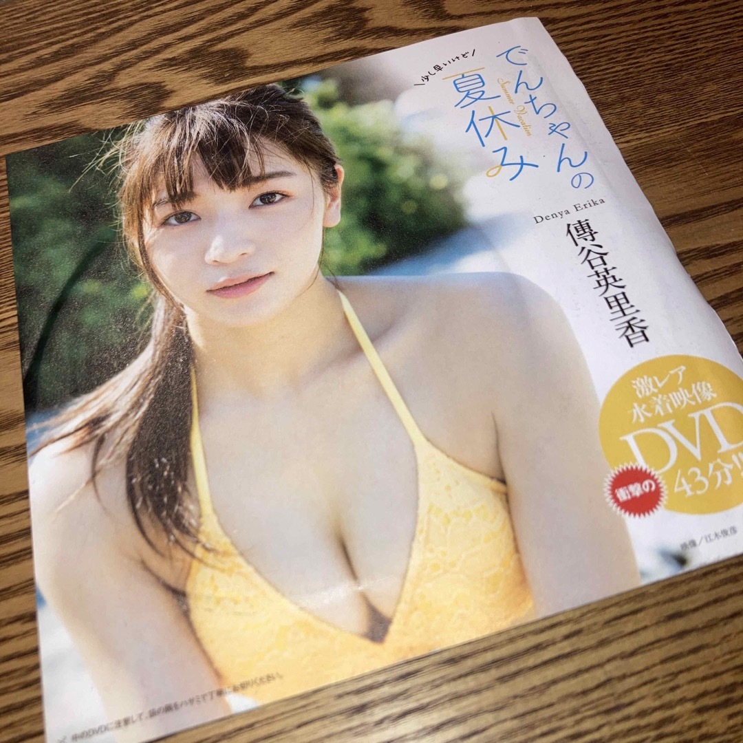 プレイボーイ２０１８年NO.29特別付録DVD　傳谷英里香　でんちゃんの夏休み エンタメ/ホビーのDVD/ブルーレイ(アイドル)の商品写真