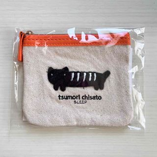 ツモリチサトスリープ(TSUMORI CHISATO SLEEP)のtsumori chisato sleep オリジナル相良刺繍ポーチ 猫 ネコ(ポーチ)