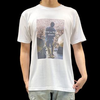 新品 oasis オアシス リアム ヴォーカル UK ロック バンド Tシャツ(Tシャツ/カットソー(半袖/袖なし))