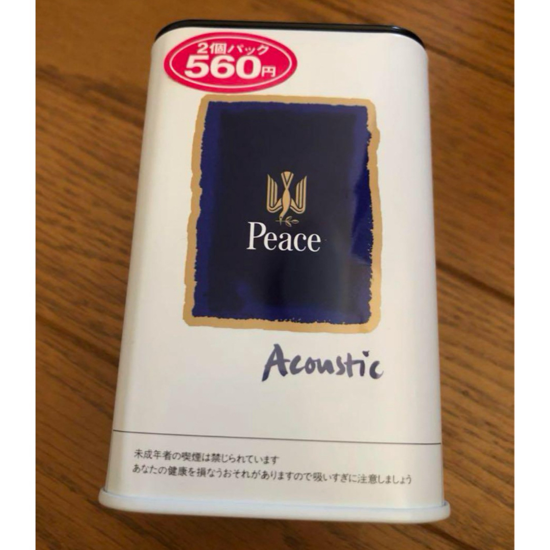 タバコ《Peace》缶デザインの灰皿 １個 エンタメ/ホビーのおもちゃ/ぬいぐるみ(キャラクターグッズ)の商品写真