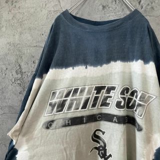 WHITE SOX バイカラー USA輸入 オーバーサイズ Tシャツ(Tシャツ/カットソー(半袖/袖なし))