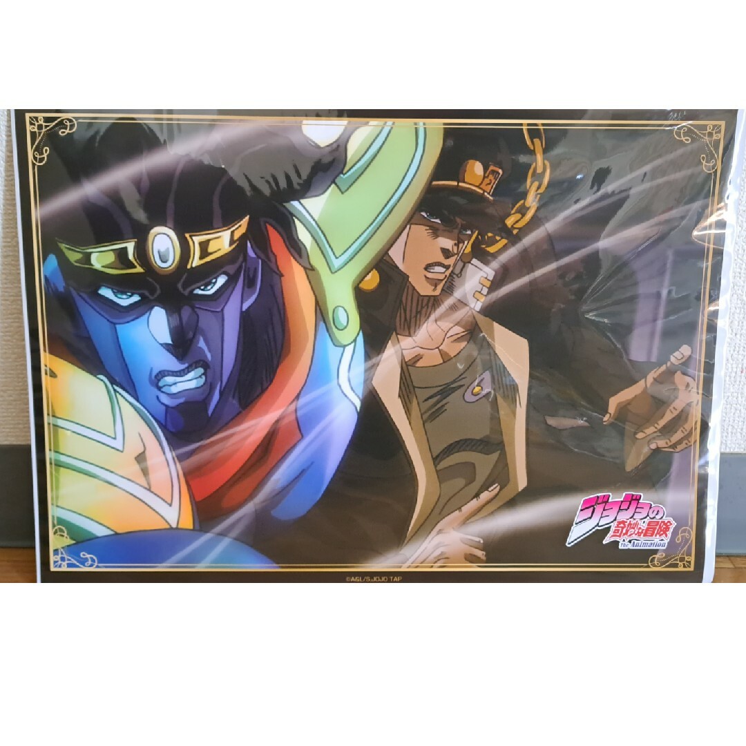 JOJO(ジョジョ)の【非売品】ジョジョワールドQuizzes 景品ポスターA3 空条承太郎 エンタメ/ホビーのアニメグッズ(ポスター)の商品写真