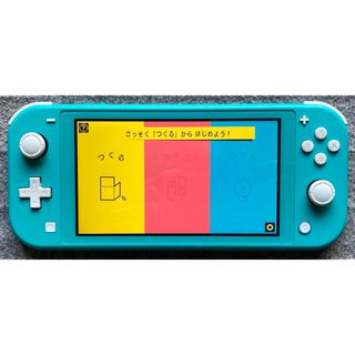 ニンテンドースイッチ(Nintendo Switch)の訳あり Nintendo Switch lite ターコイズ 本体のみ(携帯用ゲーム機本体)