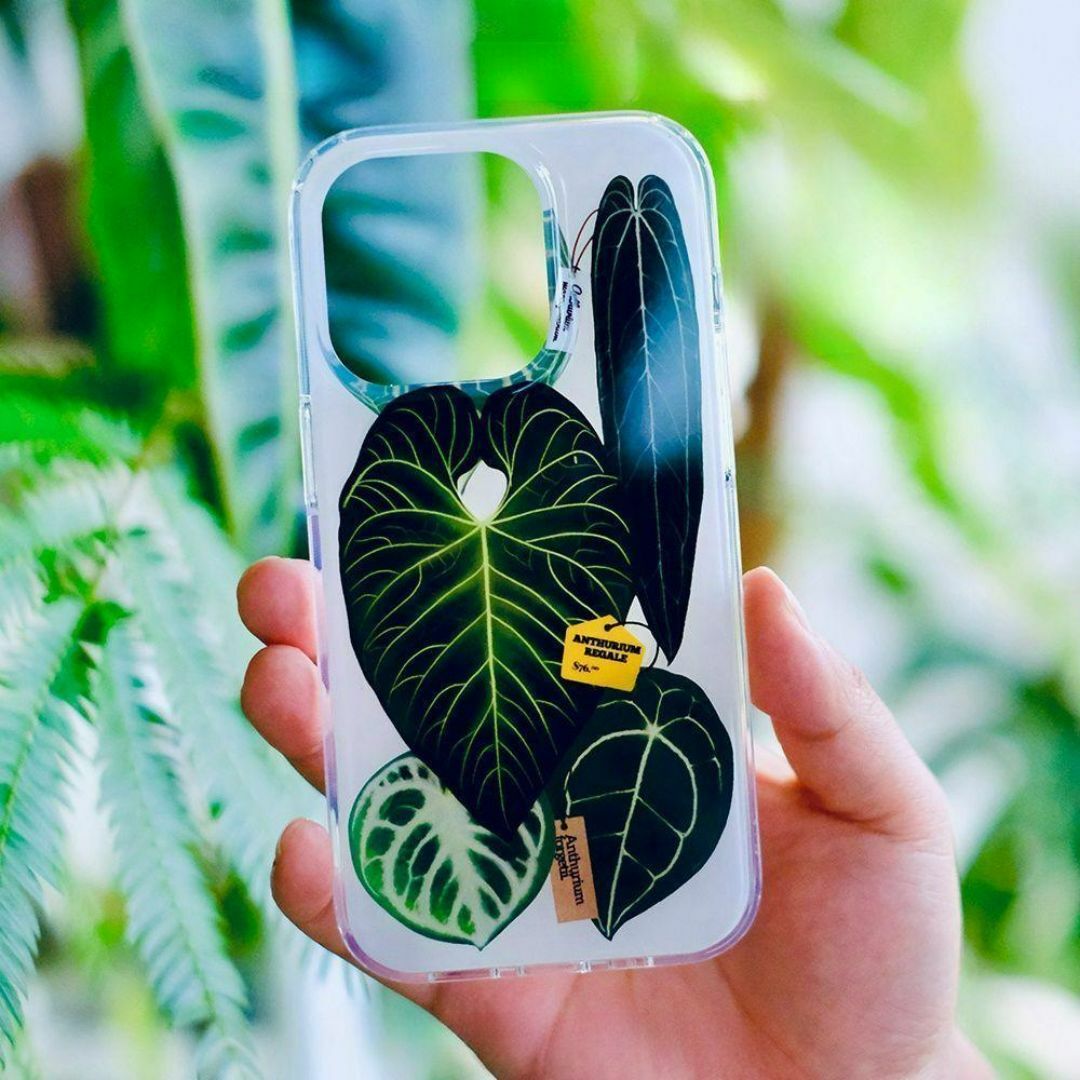 【MagSafe対応】熱帯植物 iphoneスマホケース  観葉植物 希少 レア スマホ/家電/カメラのスマホアクセサリー(iPhoneケース)の商品写真