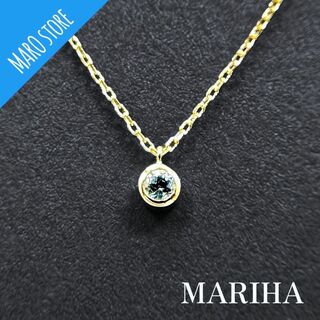 MARIHA - 【美品】MARIHA マリハ アクアマリン K18 YG 一粒 ネックレス