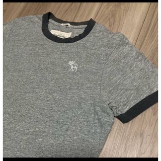 アバクロンビーアンドフィッチ(Abercrombie&Fitch)のアバクログレーコットンストレッチT(Tシャツ/カットソー(半袖/袖なし))