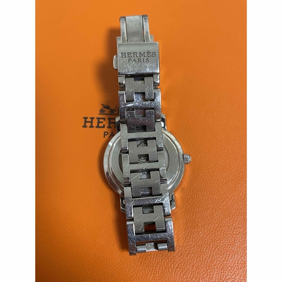 Hermes(エルメス)のHELMES エルメス　クリッパー　文字盤ブラック レディースのファッション小物(腕時計)の商品写真