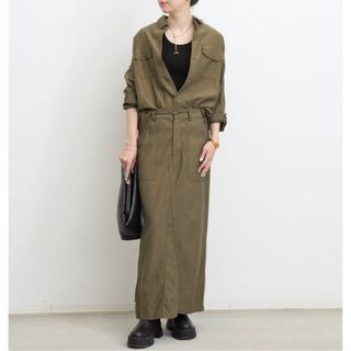 L'Appartement DEUXIEME CLASSE -  REMI RELIEF Military Shirt &skirtセットアップ