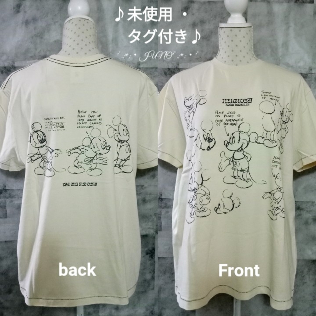 Disney(ディズニー)の両面プリントT♡ディズニー Disney MOUSSY マウジー タグ付き レディースのトップス(Tシャツ(半袖/袖なし))の商品写真