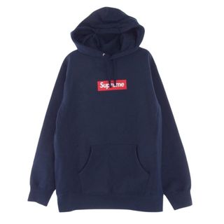 シュプリーム(Supreme)のSupreme シュプリーム パーカー 16AW Box Logo Hooded Sweatshirt ボックスロゴ フーデッドスウェットシャツ プルオーバー パーカー ネイビー系 XL【中古】(パーカー)