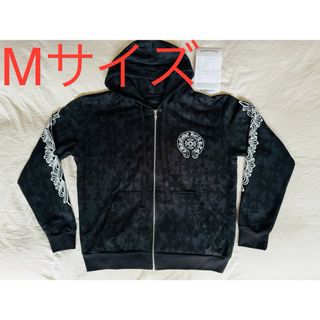 クロムハーツ(Chrome Hearts)の新作本物chromeheartsクロス総柄ジップパーカーMシャツパンツスウェット(パーカー)