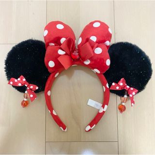 ディズニー(Disney)のディズニー　カチューシャ　ドット　ミニーマウス(キャラクターグッズ)