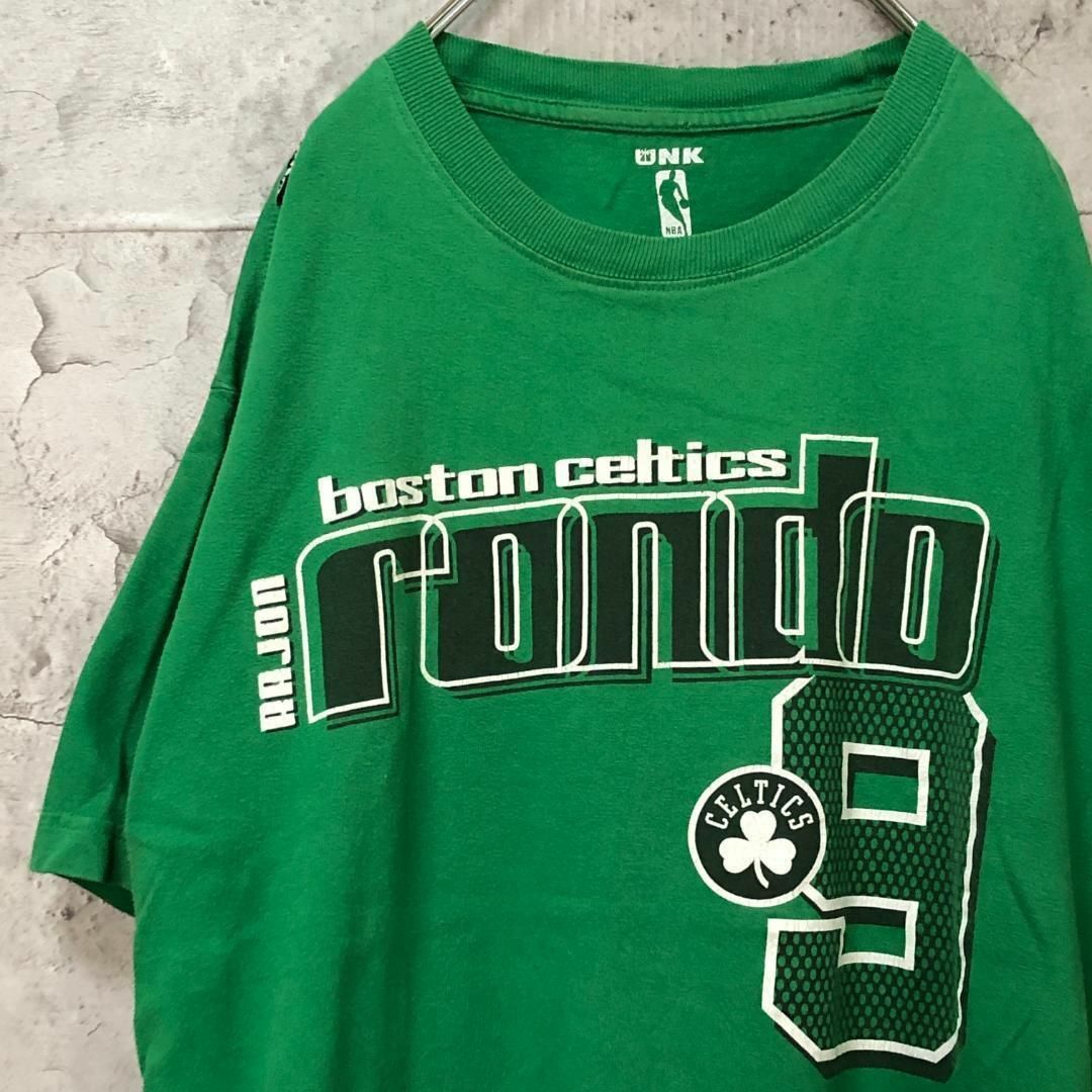 Boston Celtics バスケット USA輸入 アースカラー Tシャツ メンズのトップス(Tシャツ/カットソー(半袖/袖なし))の商品写真