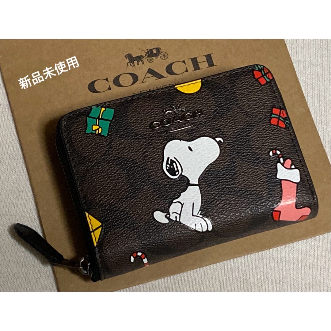 COACH(コーチ)の新品　COACH コーチ　財布　SNOOPY スヌーピー レディースのファッション小物(財布)の商品写真