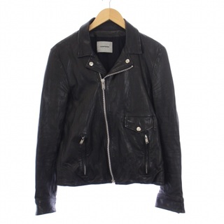 アンダーカバー(UNDERCOVER)のUNDERCOVER 12SS Leather Jacket M 黒(ライダースジャケット)