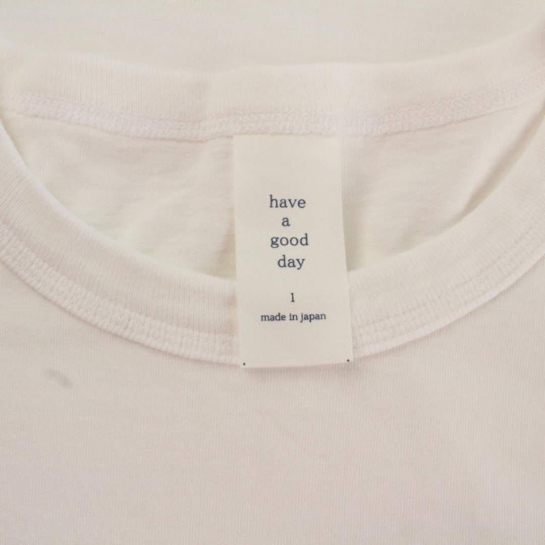 other(アザー)のハブアグッドデイ have a good day  Tシャツ カットソー 1 白 レディースのトップス(Tシャツ(半袖/袖なし))の商品写真