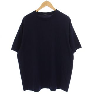 コモリ(COMOLI)のCOMOLI 23SS 空紡天竺半袖Tシャツ カットソー クルーネック XL 紺(Tシャツ/カットソー(半袖/袖なし))