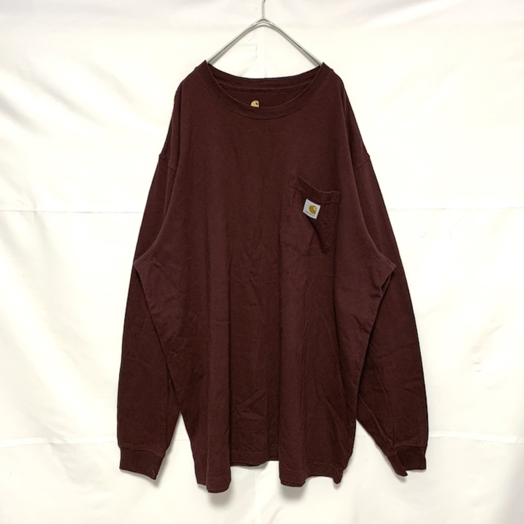 carhartt(カーハート)の90s 古着 カーハート ロンT ゆるダボ オーバーサイズ XL メンズのトップス(Tシャツ/カットソー(七分/長袖))の商品写真