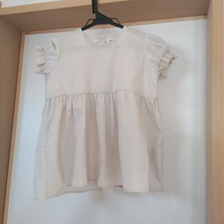 petit ange チュニック　ベージュ　120　シンプル(Tシャツ/カットソー)