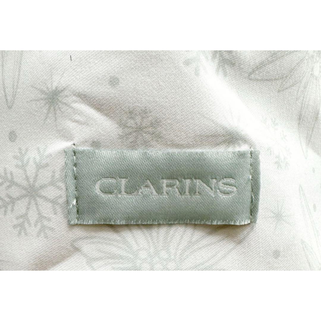 CLARINS(クラランス)の新品未使用✴️クラランス 丸型 ノベルティ 鏡付き 化粧ポーチ コスメバニティ レディースのファッション小物(ポーチ)の商品写真