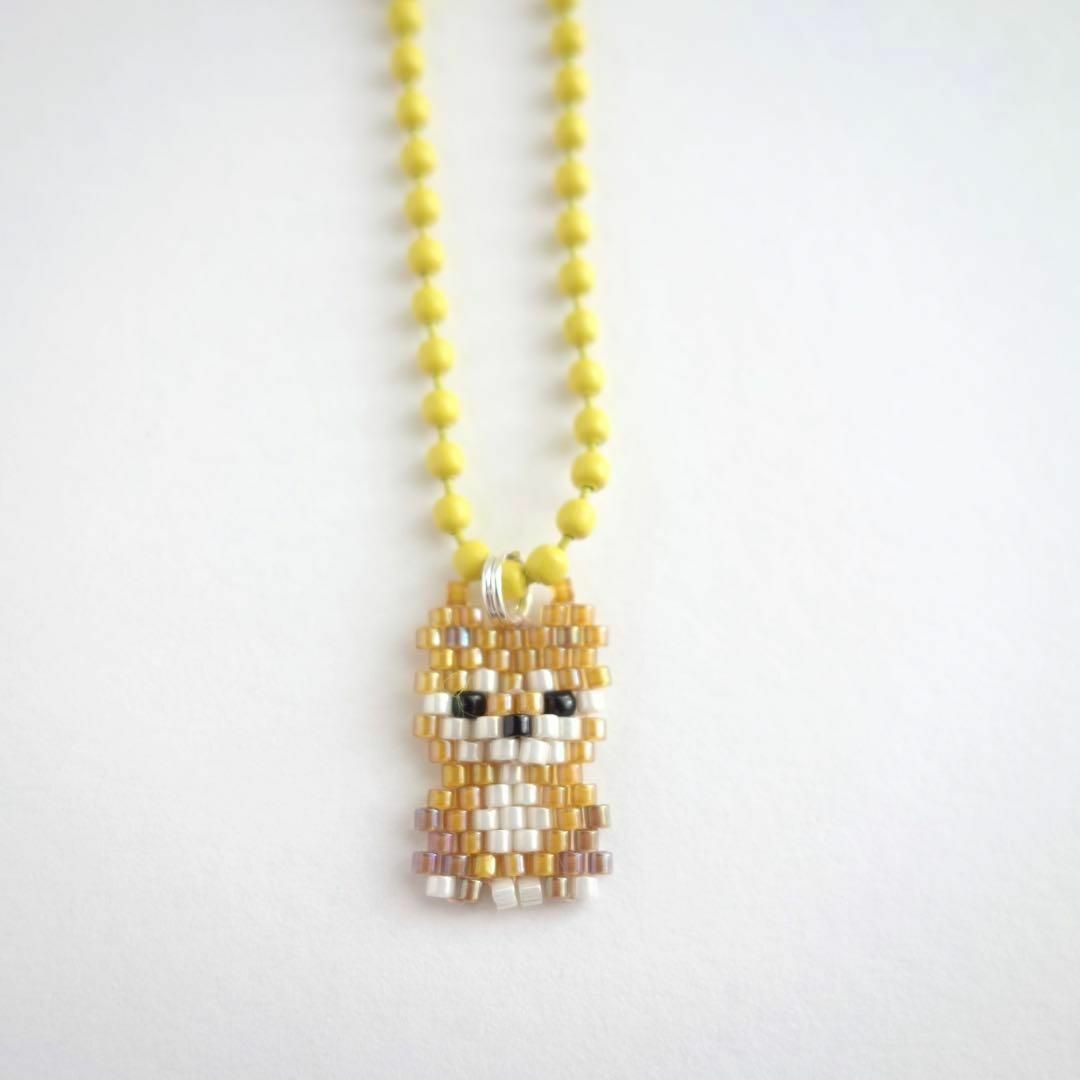 【2way】 柴犬 バッグチャーム （黄色）ハンドメイド ハンドメイドのアクセサリー(キーホルダー/ストラップ)の商品写真