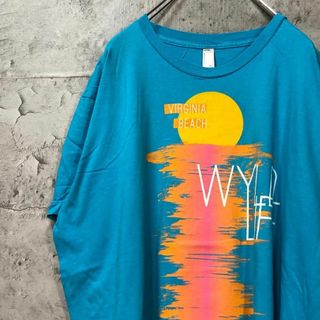 WILD LIFE 夕日 アメリカ輸入 夕景 ビーチ Tシャツ(Tシャツ/カットソー(半袖/袖なし))