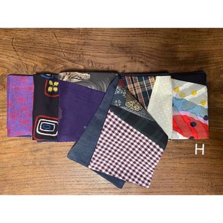 【新作】ハンドメイド　パッチワーク半幅帯 H(帯)