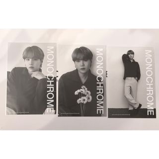 ボウダンショウネンダン(防弾少年団(BTS))のBTS MONOCHROME プリントフォト3枚  SUGA ユンギ(アイドルグッズ)