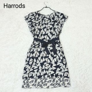 Harrods - ハロッズ ワンピース ヨット柄シルク素材